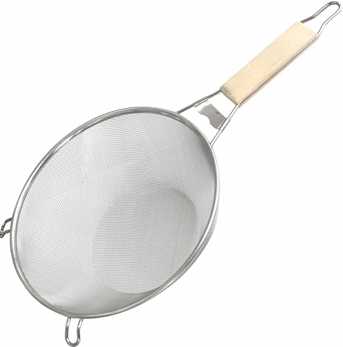 TC-1032 Ø 21 см (нерж. сталь с деревянной ручкой)