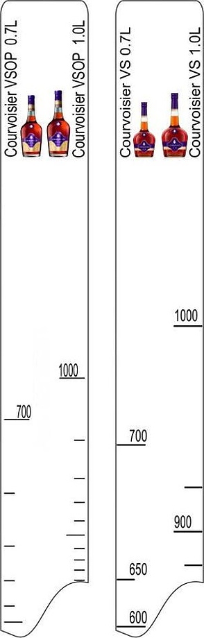Courvoisier VS / VSOP (0, 7/1 л)