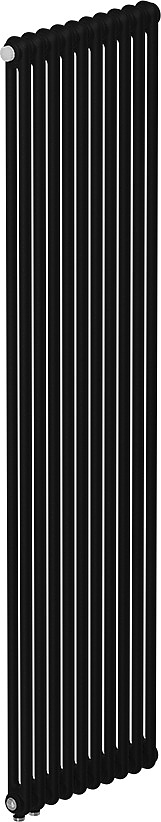 TUBOG TUB 2180-10-DV1-AN антрацит (10 секций, нижнее одностороннее подключение)