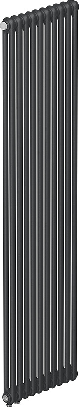 TUBOG TUB 2180-10-DV1-TI титан (10 секций, нижнее одностороннее подключение)