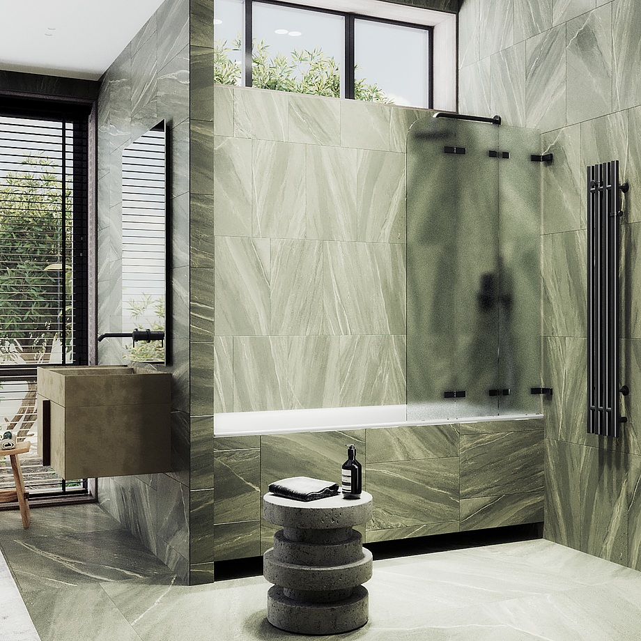 MGV-581-6 75х140 см, 3 секции, складная, сатин, черный