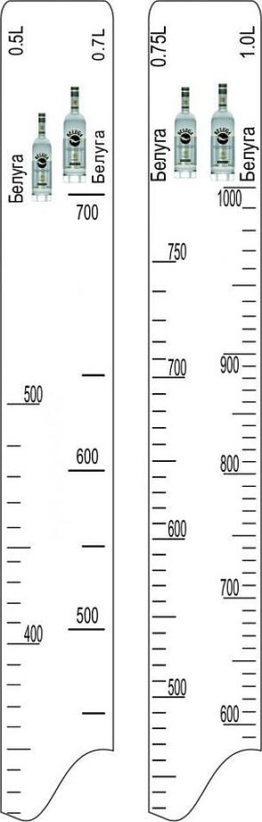Водка "Белуга" (0, 5/0, 7/0, 75/1 л)
