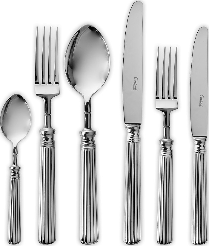 Line L.72 72 шт. на 12 персон, зеркальная сталь