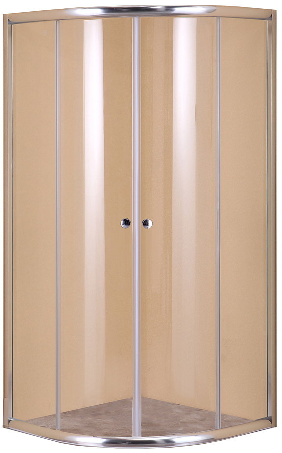 Agger A01-090TCR/G 88х88х185 см, прозрачное стекло