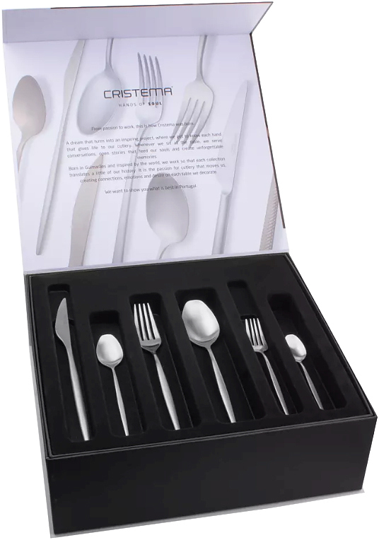 PEP-19300-75LE 75 шт., на 12 персон, матовая полировка