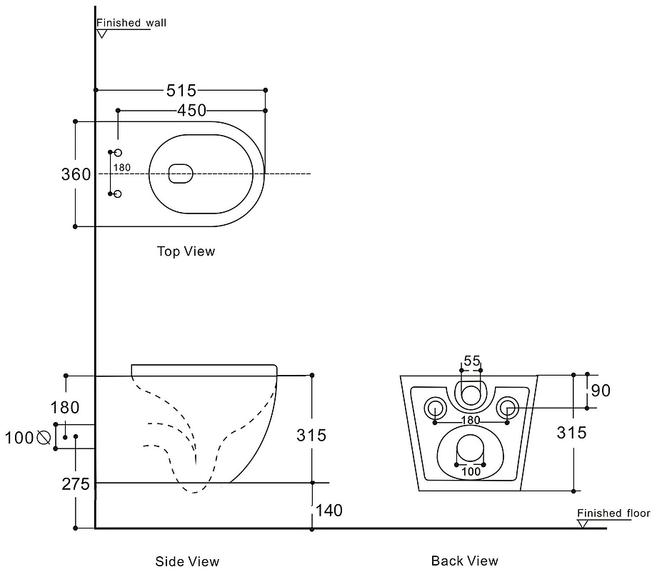 Rimless Cetus 2.0 W LX-1901