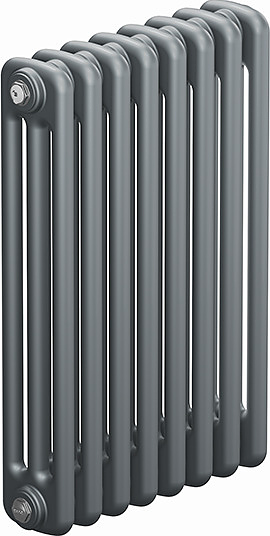 TUBOG TUB 3057-10-TI титан (10 секций, боковое подключение)