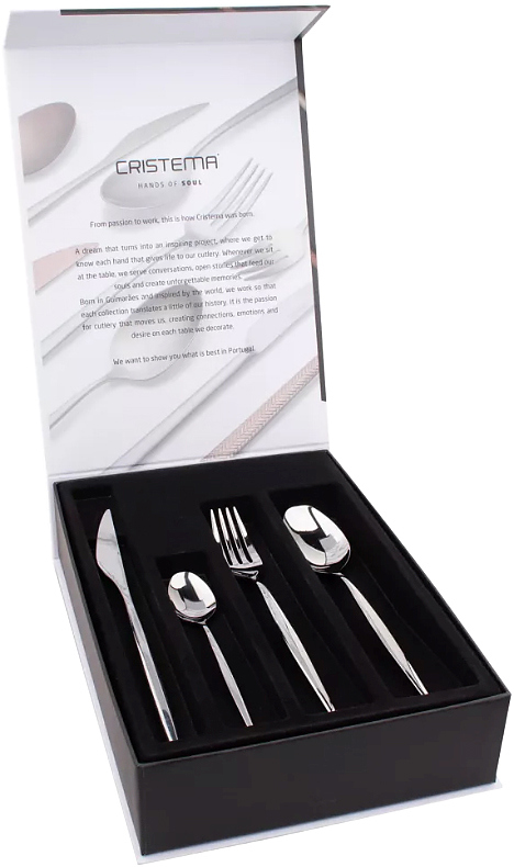 PEP-19300-24L 24 шт., на 6 персон, зеркальная полировка