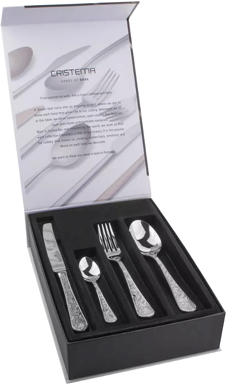 PEP-7000-24L 24 шт., на 6 персон, зеркальная полировка