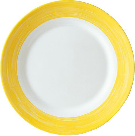 Brush C3772 25, 4 см, бело-желтая