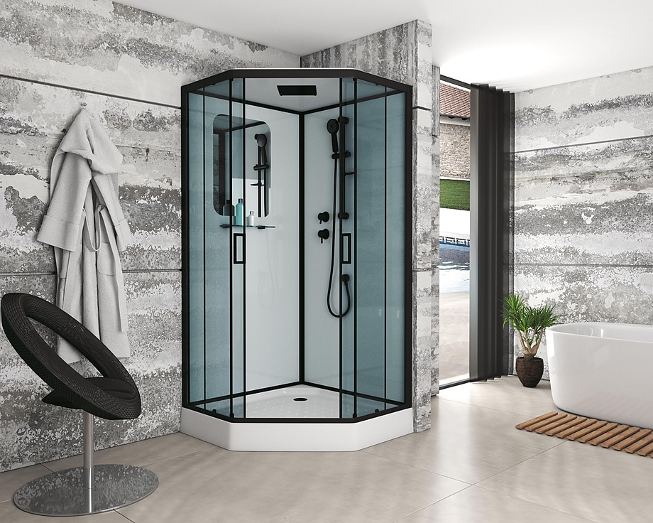 NG-6902-01D BLACK 100х100х220 см