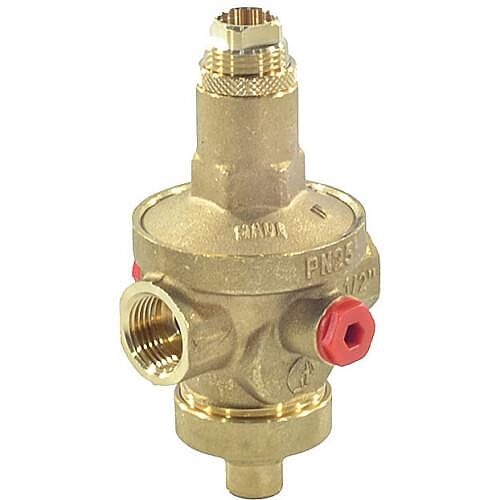 мембранный латунь R153M Ду 32 Ру25 1 1/4" ВР Рн = 1, 5 - 7бар с выходом под манометр