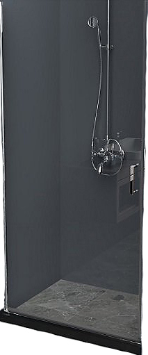 UNO-B-1-70-C-Cr 70х190 см, прозрачное стекло