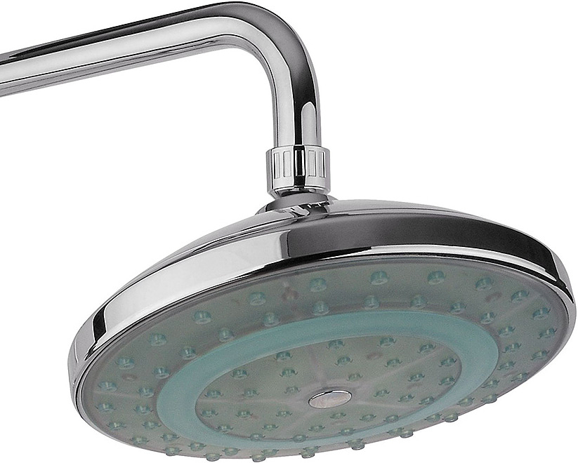 Beverly SX-1060/00 (2019) с ручной лейкой светодиодной 2 цвета, с верх. душ. лейкой "Тропический дождь", хром