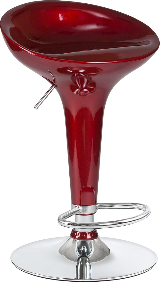 1004-LM BOMBA (бордовый, хромированная сталь)