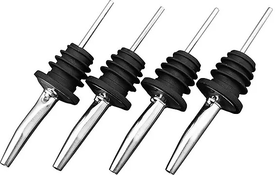 JD-BP «Пробар» (12шт.) d = 3 см l = 7 см (нерж. сталь / пластик) серебристо-черные