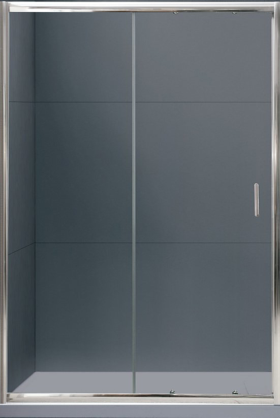 UNO-BF-1-115-C-Cr 115х185 см, прозрачное стекло