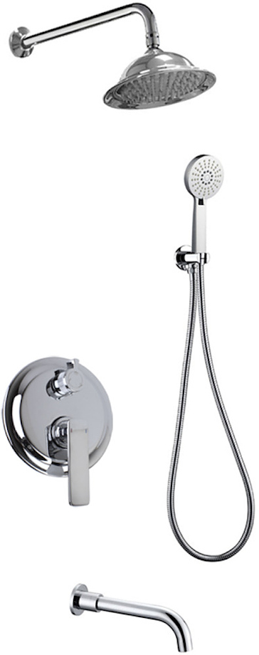 Pure A800/9143-3 встраиваемый, на 3 выхода, хром