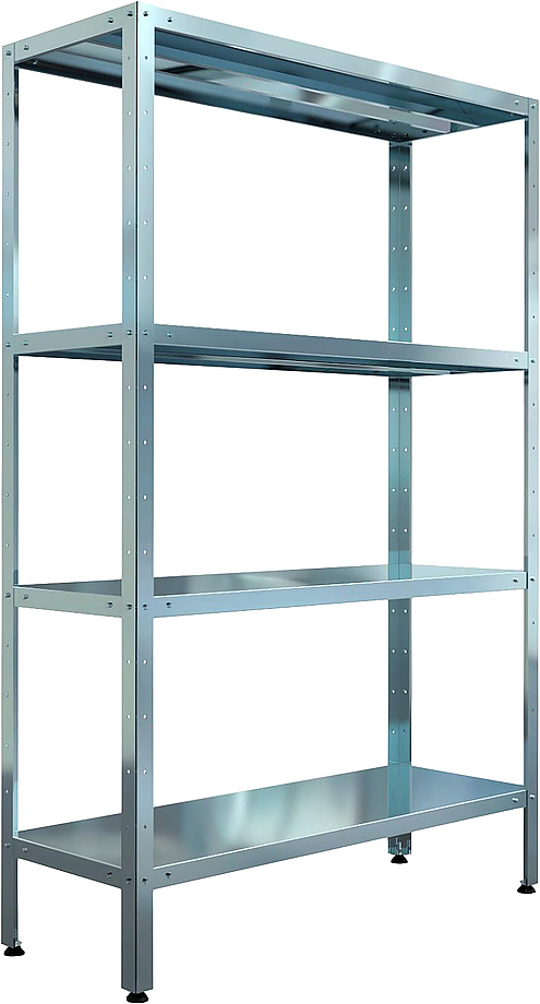 СТП-С-17/6 Н 170х60х180 см, цельные полки