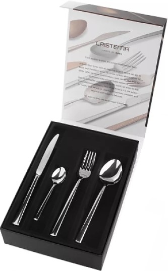 PEP-10000-24L 24 шт. на 6 персон, зеркальная полировка