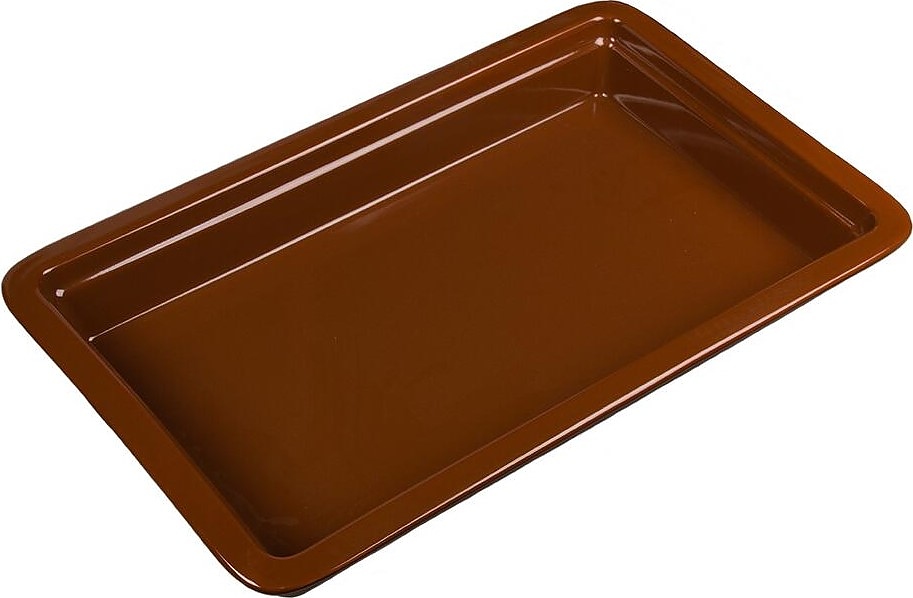 81243101 GN 1/1-65 (530х325х65 мм) фарфор, коричневая