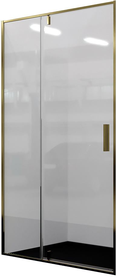 Aisch 55P04 90х200 см, в нишу, распашная, профиль матовое золото