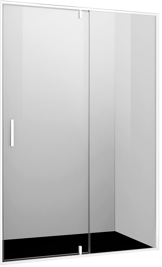 Neime 19P05 120х200 см, в нишу, распашная, белый профиль