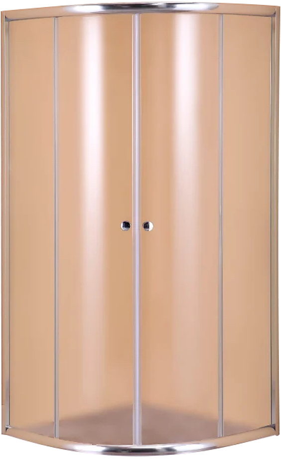 Agger A01-080MCR/G 78х78х185 см, матовое стекло