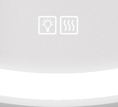 SPC-RNG-800-LED-TCH-WA RM 80х80 см