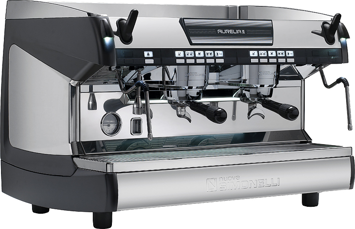 Кофемашина Nuova Simonelli Aurelia II 2 Gr V black LED, высокие группы