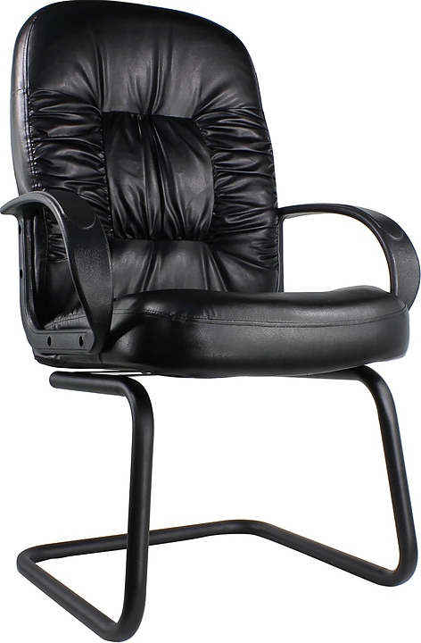 Кресло офисное Chairman 416 V ЭКО, черное глянцевое