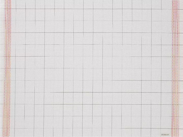 Салфетка сервировочная CHILEWICH Natural/Orange 100478-002 36х48 см (винил) прямоугольная бежево-оранжевая