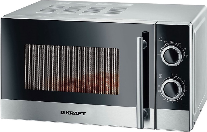 Микроволновая печь Kraft KF 20 MW7S-200 M серебристая