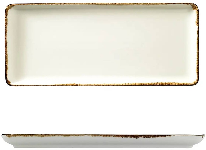 Блюдо прямоугольное Kutahya Atlantis BNTAN35X15DU801R14 350х150 мм