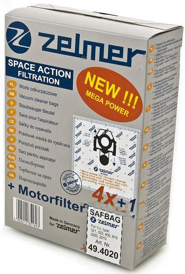 Пылесборник Zelmer SAFBAG 49.4020