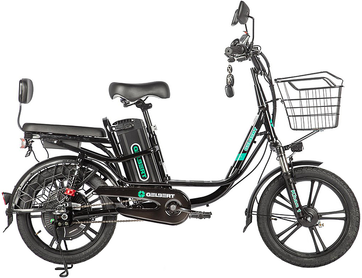 Электровелосипед GELBERT Khan 1 черный