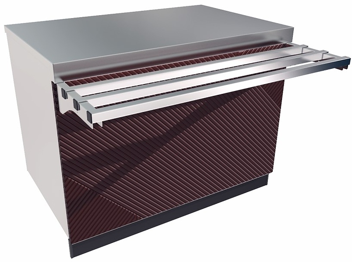 Прилавок для горячих напитков Abat Сэйла ПГН-70Е оригами