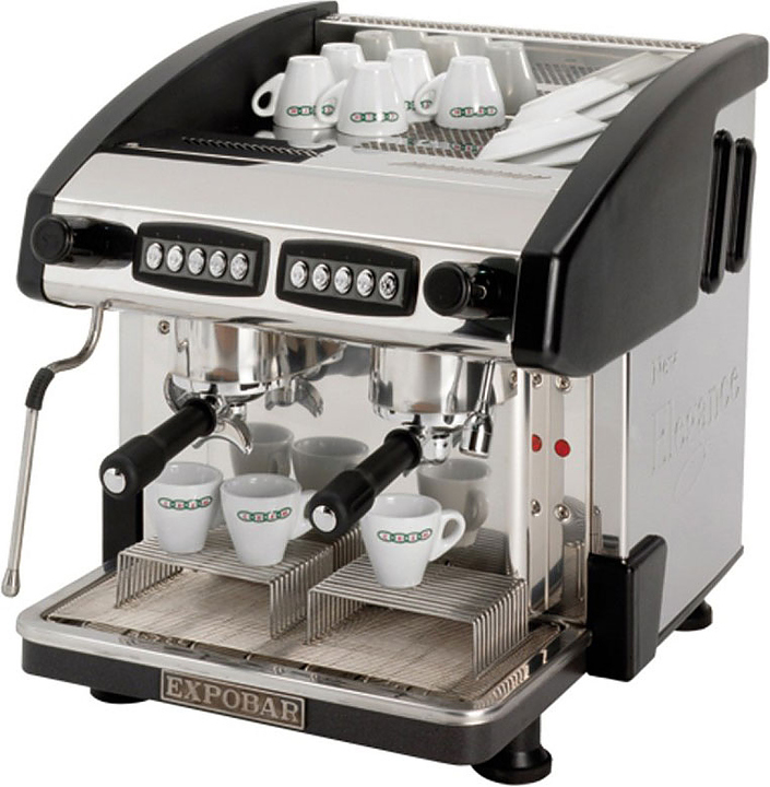 Кофемашина Expobar New Elegance Mini Control 2 GR Black (высокие группы)