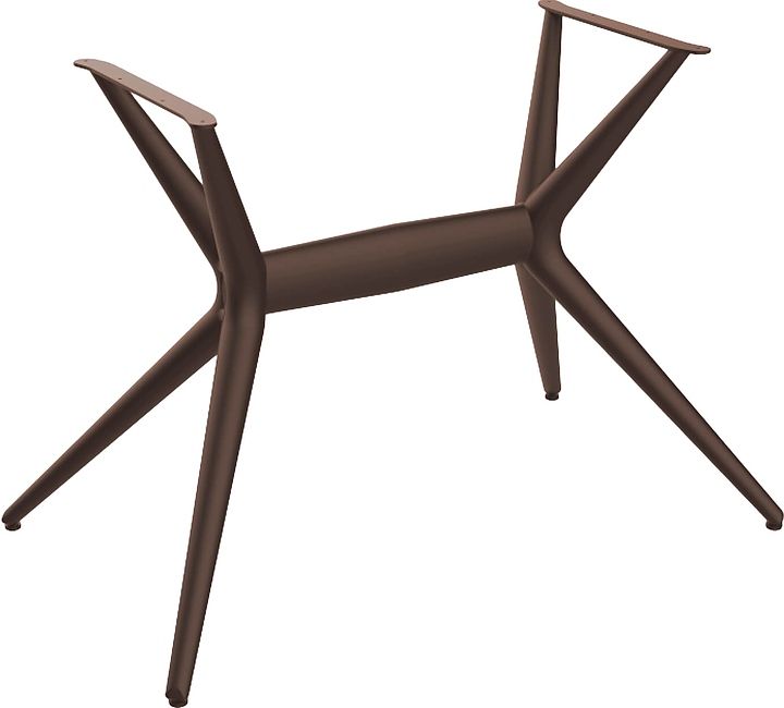 Подстолье Sheffilton SHT-TU30-2 (пластик) коричневое