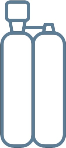 Комплекс дозирования SpaceAqua Dose 500-IMP, емкость 200 л, счетчик Dn20