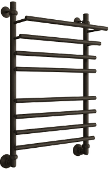 Полотенцесушитель водяной Двин 4627130739387 F Primo 80/50 1"-3/4"-1/2" К3 черный матовый