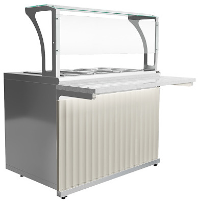 Мармит вторых блюд паровой Luxstahl МВП (С)-1200 Premium Elegia (Элегия)