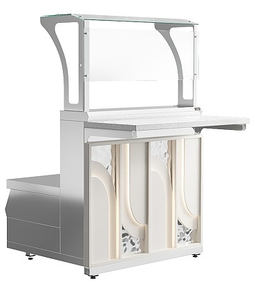 Мармит первых блюд под электрические супницы Luxstahl МПН (С) -900 Premium Arch (Арка)