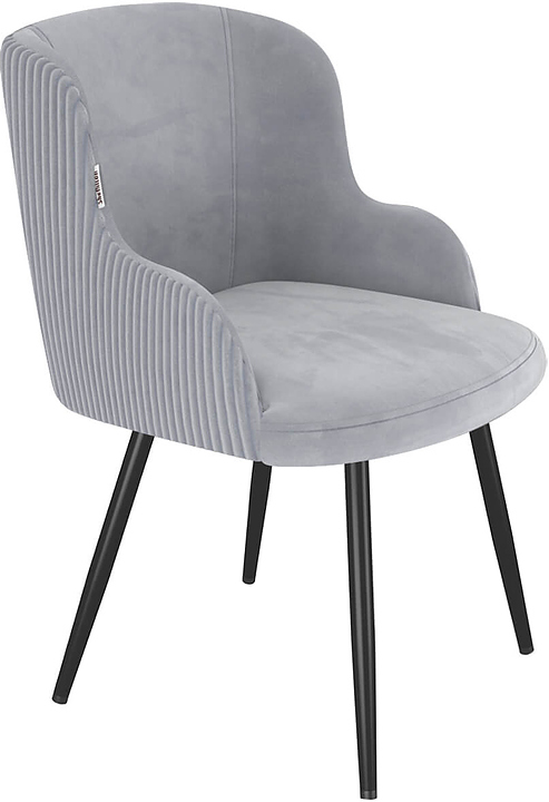 Стул Sheffilton SHT-ST39-4/S1470-VP стальной серый / черный муар