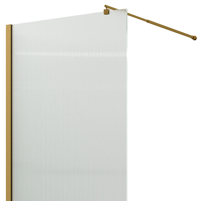 Душевое ограждение Wasserkraft Rur 30W39BG-FL 2000х900 мм матовое золото