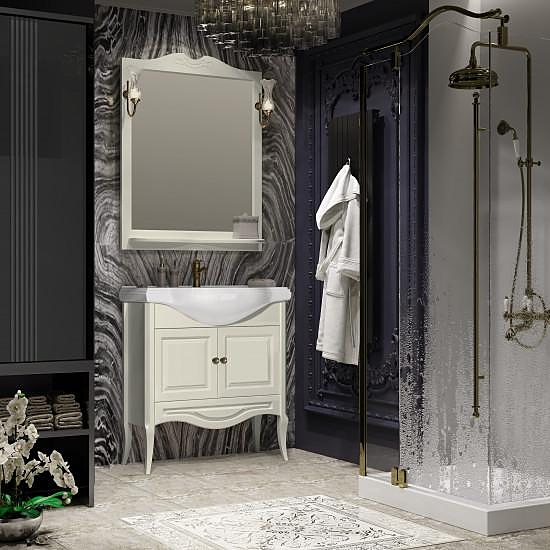 Гарнитур напольный OPADIRIS Брунелла 80, 4 предмета, слоновая кость