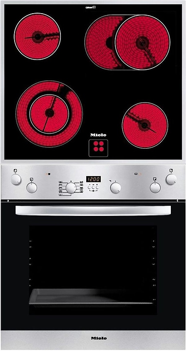 Встраиваемый зависимый комплект Miele H 4112 E сталь