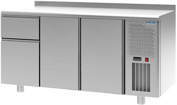 Стол холодильный POLAIR TM3GN-100-G с бортом