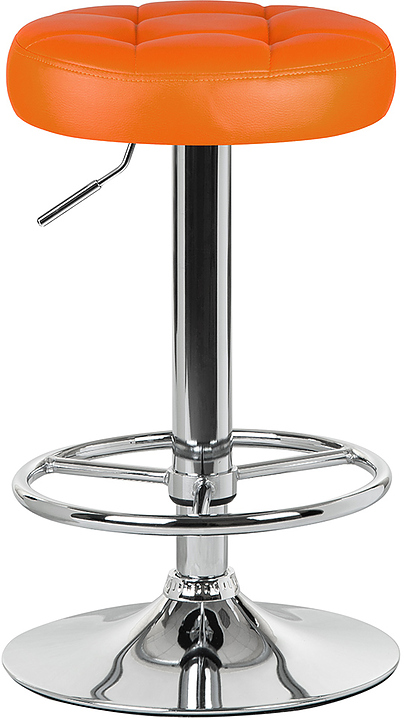 Табурет барный DOBRIN 5008-LM BRUNO (оранжевый)