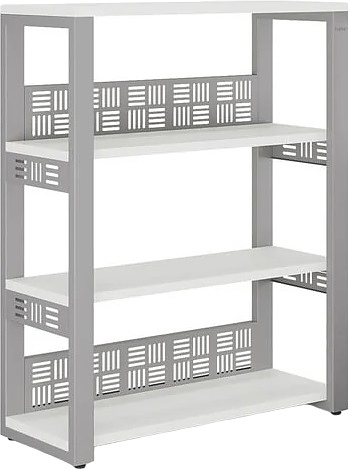 Стеллаж открытый КОБОР ST3-140/36 aluminum/premium